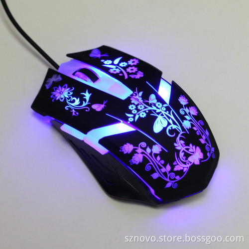 Fashionable Wired 6D Gaming Optical Mouse (NV-M504)
